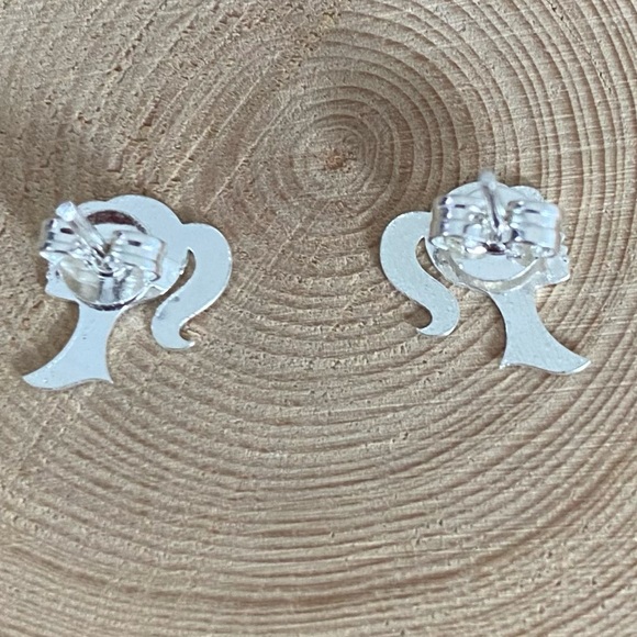 ⚡️Flash Sale⚡️ Cute Silver925 Barbie with ponytail post earrings - Picture 6 of 6